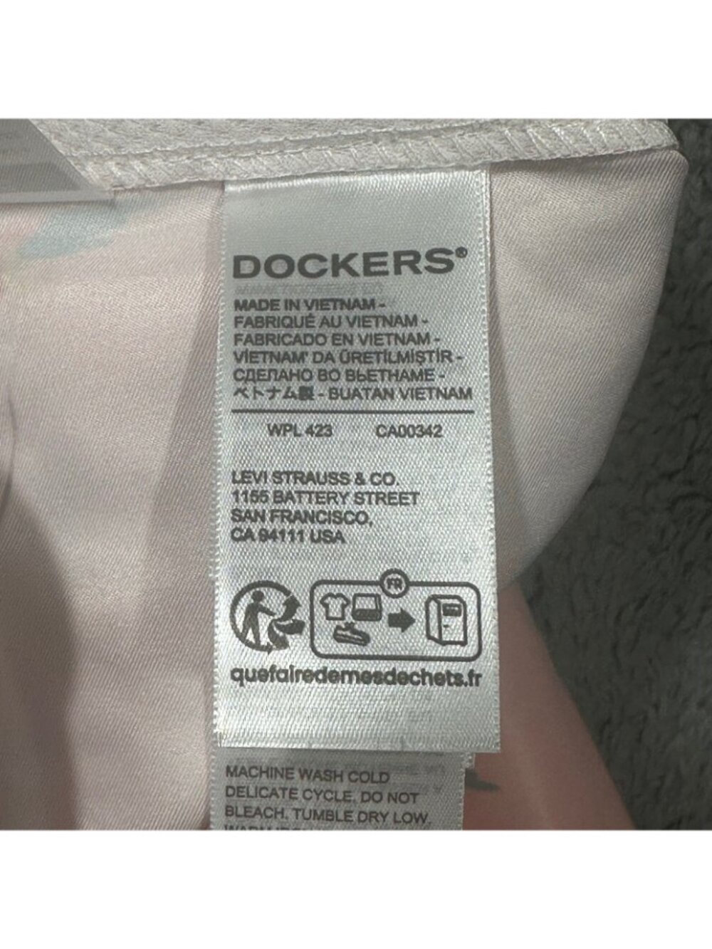 Dockers Swim Trunks Mens M Pink Parrot Print 7 Inch Inseam New $55 - Picture 7 of 8
